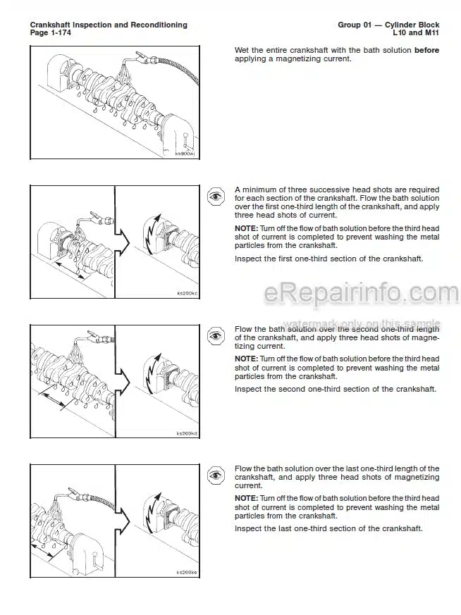 Photo 1 - Cummins L10 M11 Series Alternative Repair Manual Engine 3810310
