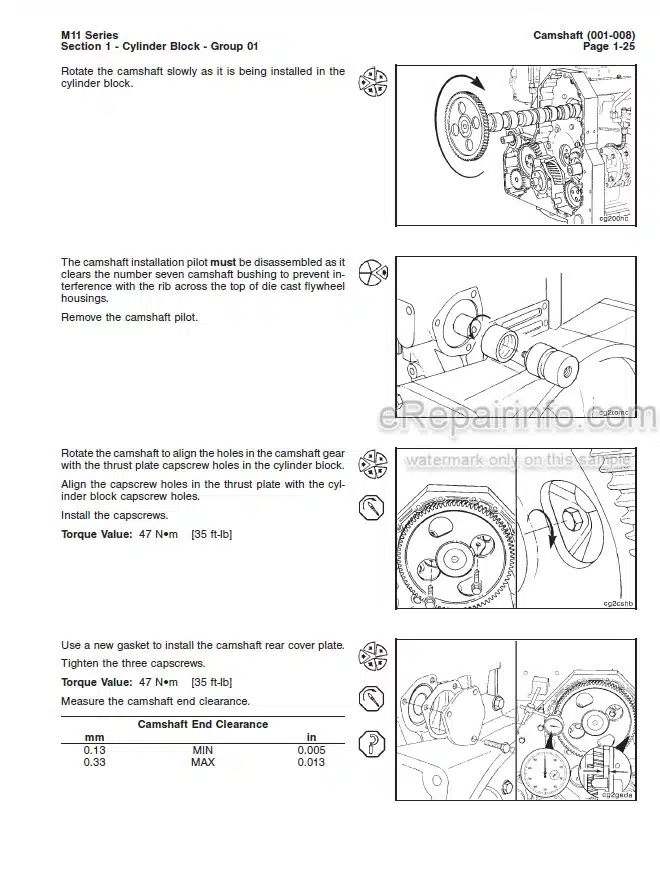 Photo 12 - Cummins M11 Series Troubleshooting And Repair Manual Engine 3666139