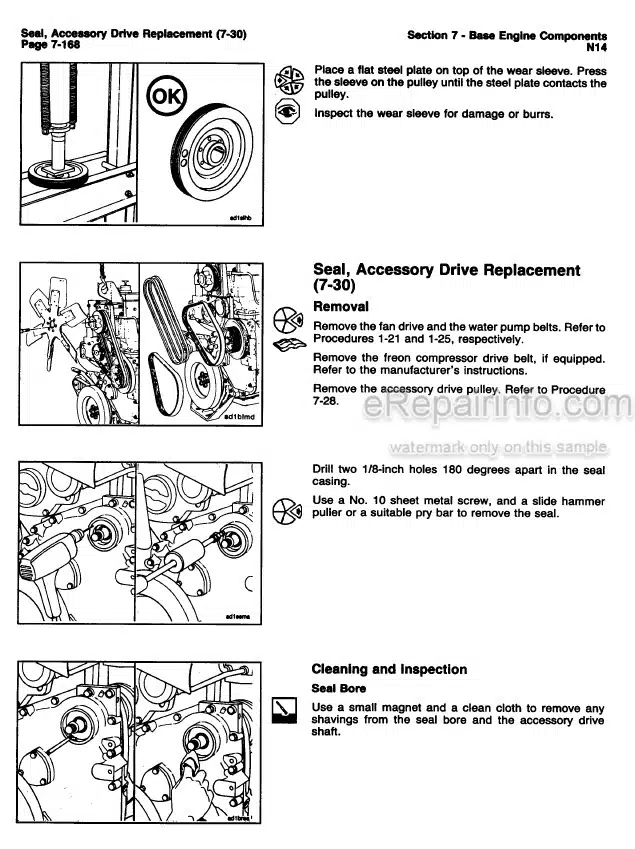 Photo 12 - Cummins N14 Troubleshooting And Repair Manual Engine 3810456-01