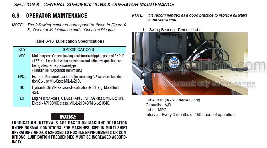 Photo 6 - JLG 100HX 100HX-10 110HX Operators And Safety Manual Boom Lift
