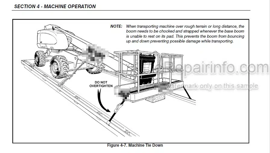 Photo 7 - JLG 600S 600SJ 660SJ Operation And Safety Manual Boom Lift