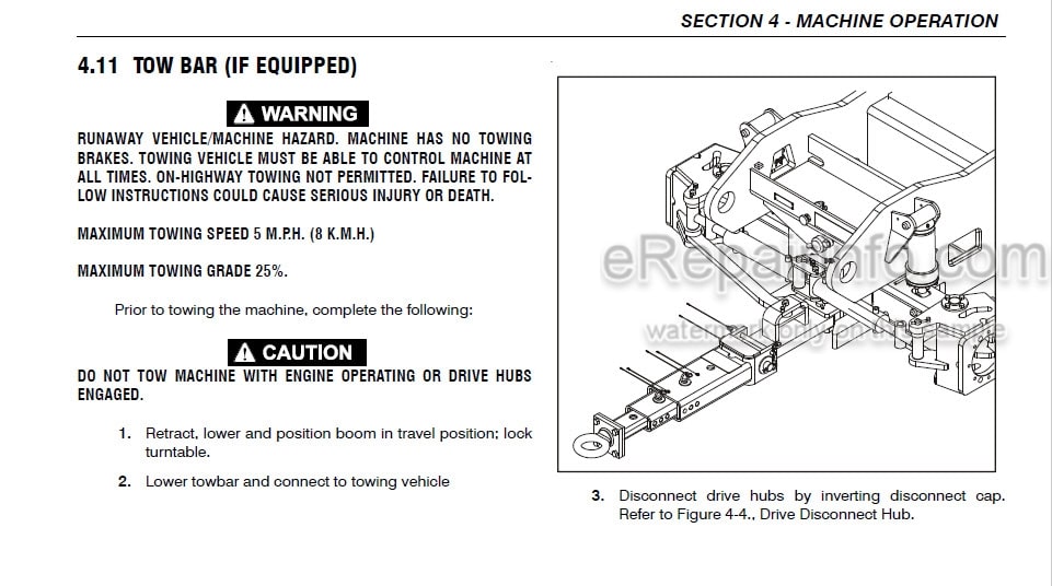 Photo 8 - JLG 800S 860SJ Operation And Safety Manual Boom Lift