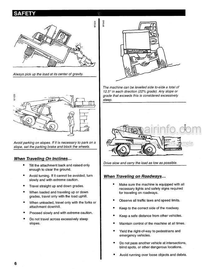 Photo 2 - JLG Lull 844C Operators And Safety Manual Telehandler 10709798