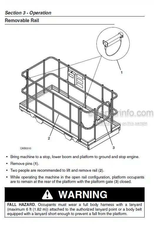 Photo 6 - JLG Operation And Safety Manual Personal Work Platform 31200160