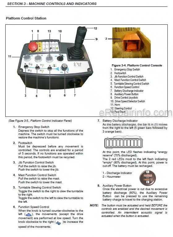 Photo 9 - JLG Toucan 1010 1010I Operation And Safety Manual Mast Boom Lift