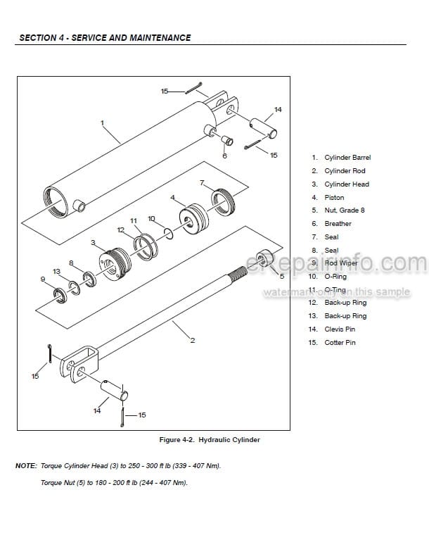 Photo 3 - JLG Triple-L Operation Safety And Service Manual Trailer 3121224