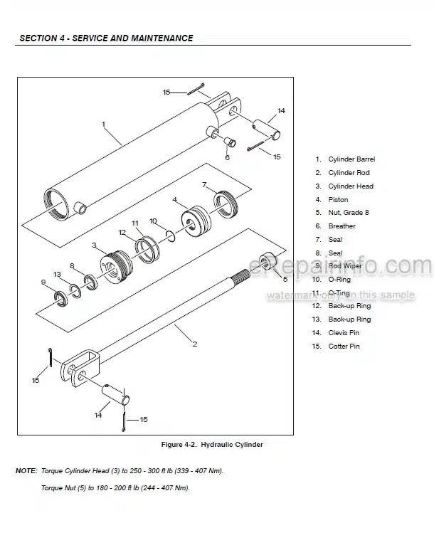 Photo 2 - JLG Triple-L Operation Safety And Service Manual Trailer 3121224