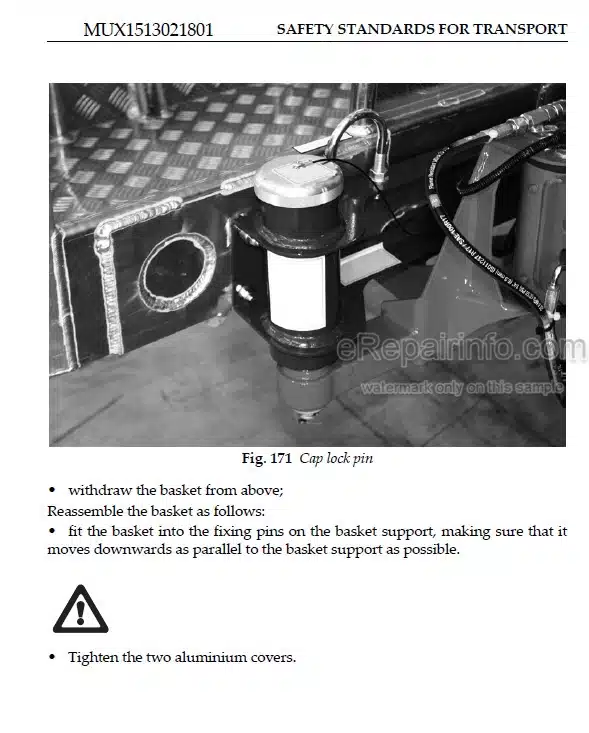Photo 6 - JLG X14J Operator Safety Maintenance And Service Manual Boom Lift