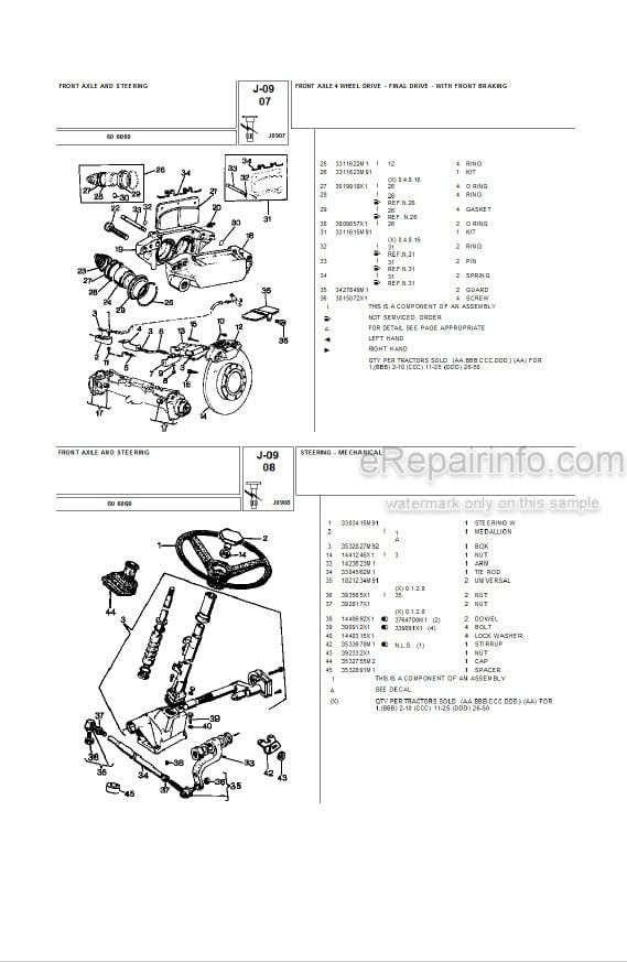Photo 6 - Landini 6040 Parts Catalog Tractor 3310763M1