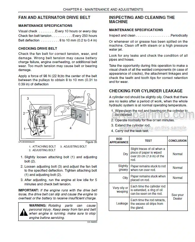 Photo 2 - Case CX17B Operators Manual Excavator 87364366