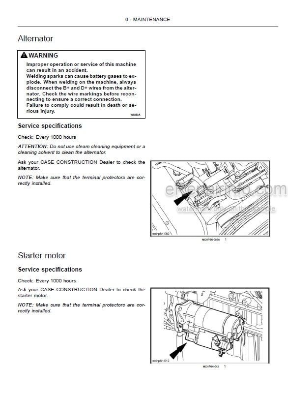 Photo 6 - Case CX210B Operators Manual Crawler Excavator 84538870