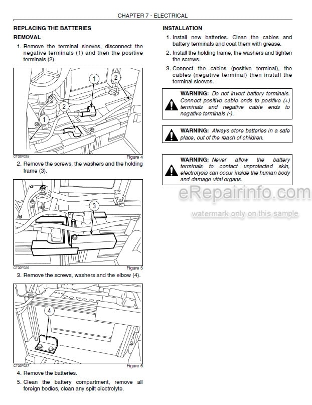 Photo 8 - Case CX225SR Operators Manual Excavator 6-34630NA