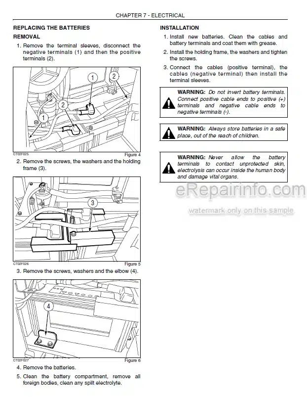 Photo 1 - Case CX225SR Operators Manual Excavator 6-34630NA