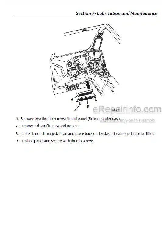 Photo 7 - JLG 1075 PVC1911 2005 Operation And Safety Manual Telehandler