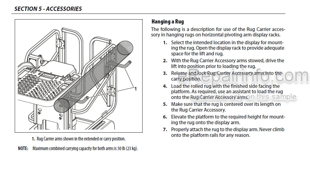 Photo 9 - JLG 10MSP Operation And Safety Manual Vertical Mast