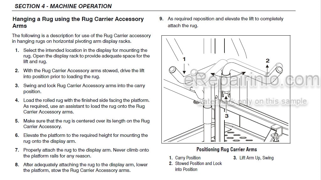 Photo 5 - JLG 12SP 15SP Operation And Safety Manual Vertical Mast