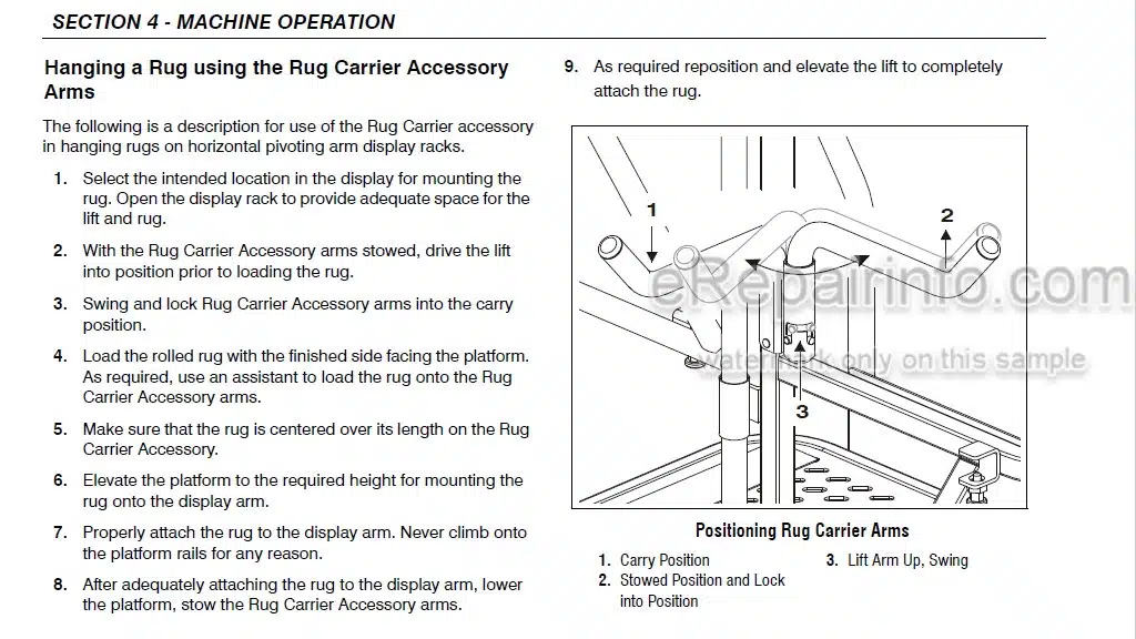 Photo 2 - JLG 12SP 15SP Operation And Safety Manual Vertical Mast
