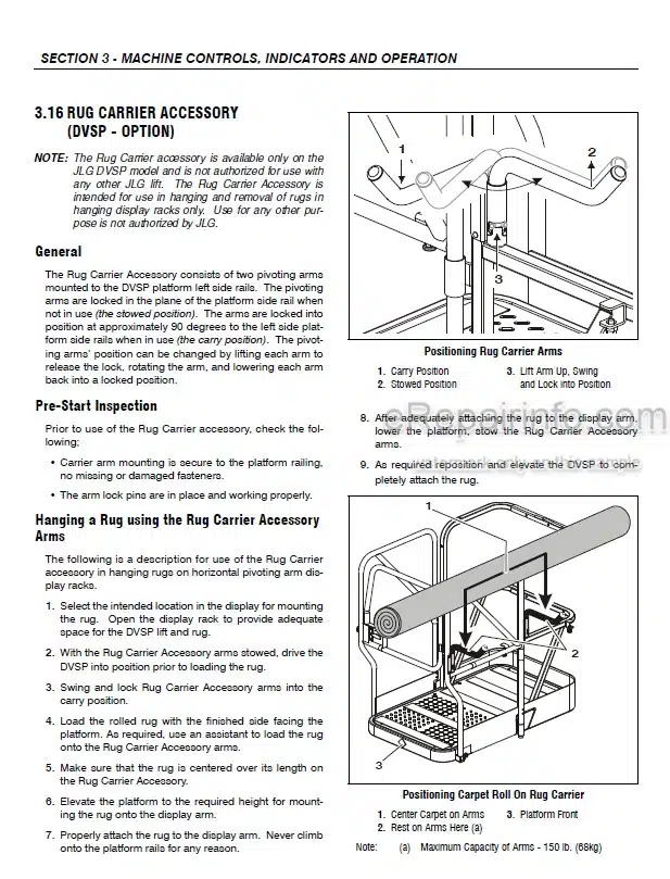 Photo 6 - JLG 15BD 19BD Operation And Safety Manual Vertical Mast 3121153