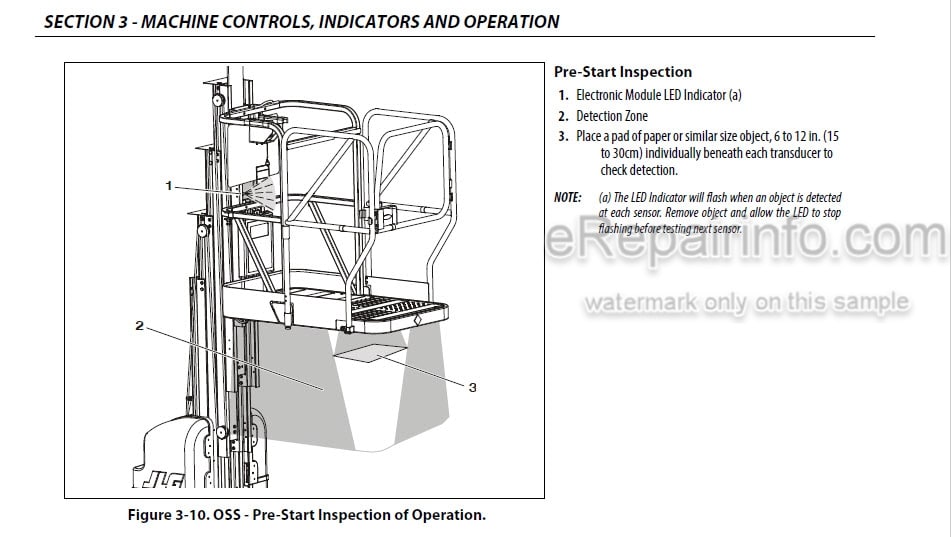 Photo 5 - JLG 15MVL 20MVL 15MSP 20MSP Operation And Safety Manual Vertical Mast