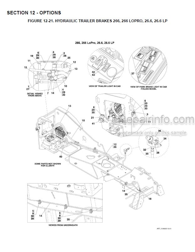 Photo 5 - JLG 266 To Agrovector 26.6LP Illustrated Parts Manual Telehandler 3126025