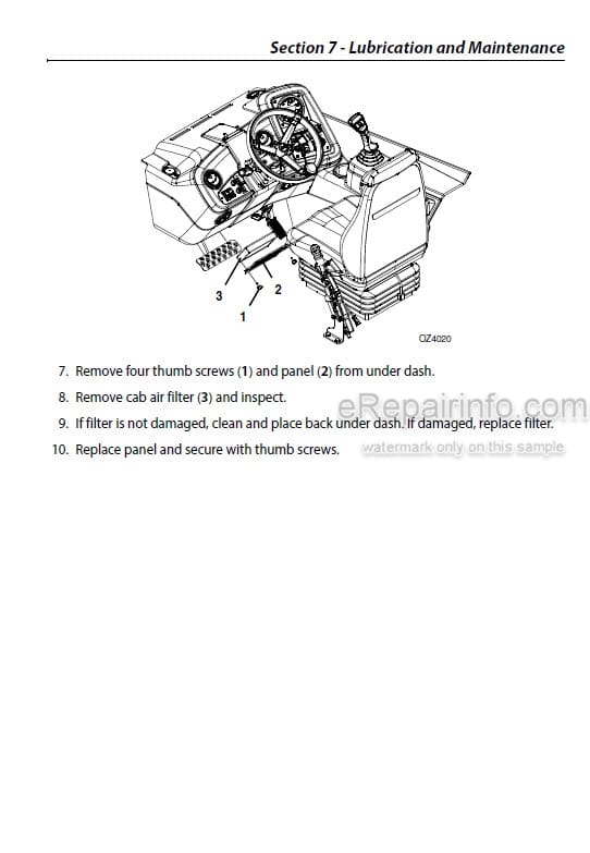 Photo 5 - JLG 3614RS 4017RS PVC1911 2005 Operation And Safety Manual Telehandler