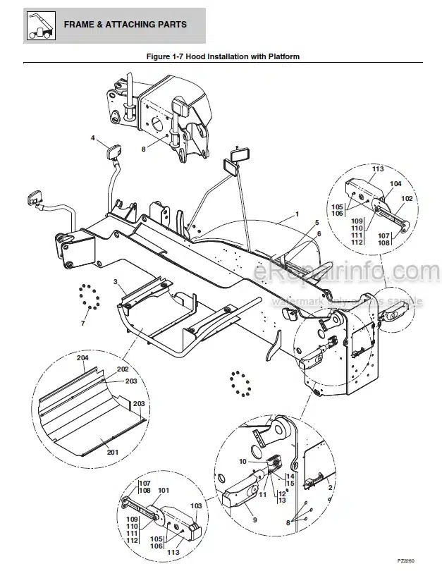 Photo 5 - JLG 4017 Illustrated Parts Manual Telehandler 3121859