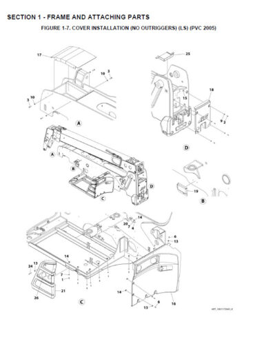Photo 7 - JLG 742 PVC1911 2005 Illustrated Parts Manual Telehandler 31211370
