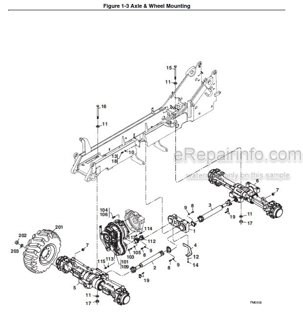 Photo 7 - JLG EIRV Illustrated Parts Manual Engine Installation Removal Vehicle 31200422