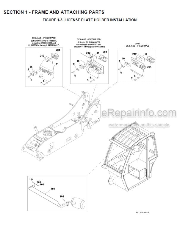 Photo 5 - JLG G5-18A Illustrated Parts Manual Telehandler 31211319