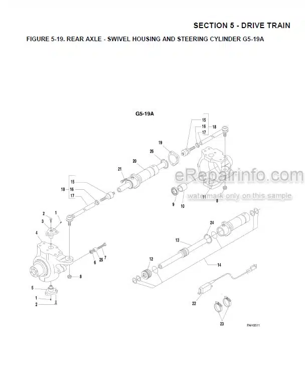 Photo 3 - JLG G5-19A G6-23A Illustrated Parts Manual Telehandler 31200194
