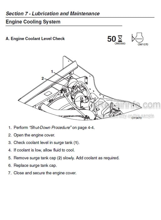 Photo 2 - JLG G6-42A G9-43A G10-43A Operation And Safety Manual Telehandler SN