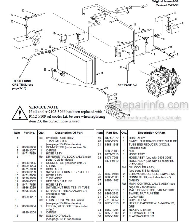 Photo 4 - JLG Gradall 522 524 Illustrated Parts Manual Telehandler 9108-4020