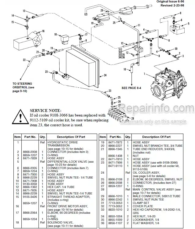Photo 1 - JLG Gradall 522 524 Illustrated Parts Manual Telehandler 9108-4020