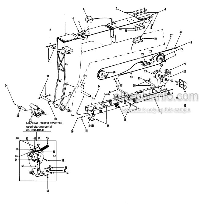 Photo 11 - JLG Gradall 534B-6 534B-8 Illustrated Parts Manual Telehandler 9020-7316