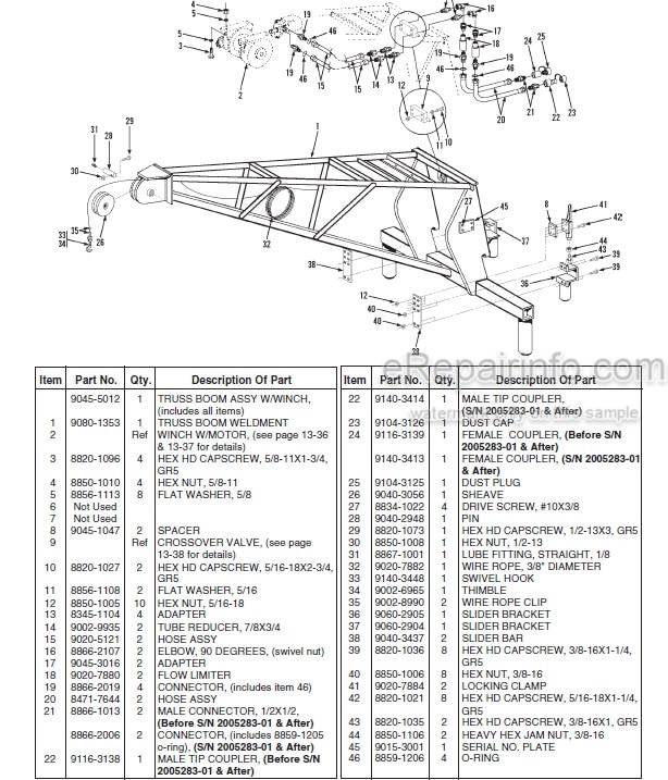 Photo 5 - JLG Gradall 544 Parts Manual Telehandler 9104-1280