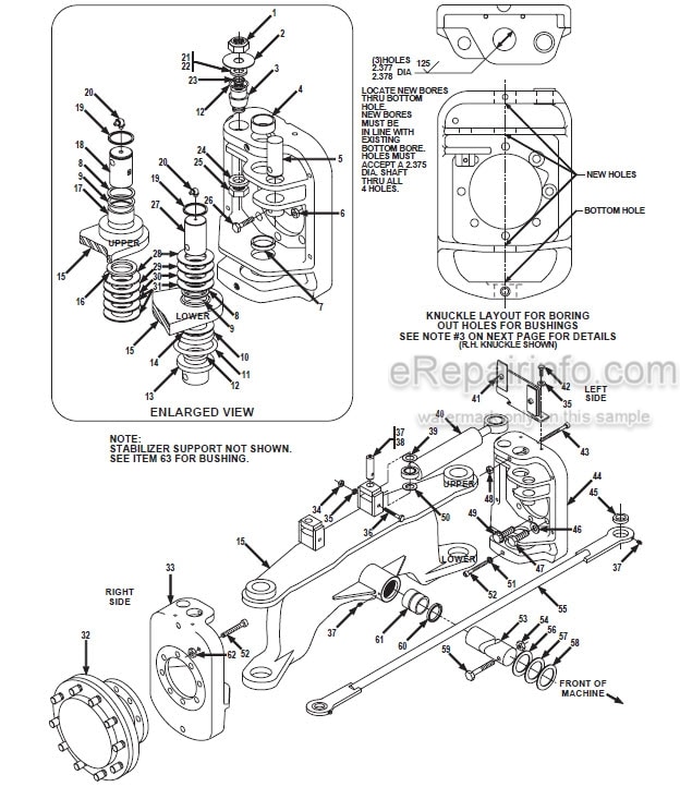 Photo 5 - JLG Gradall 552 554 Parts Manual Telehandler 9020-5894