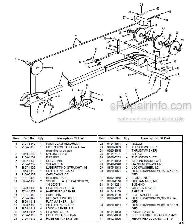 Photo 6 - JLG Gradall 534D-6 534D-6 Turbo Illustrated Parts Manual Telehandler 9133-4006