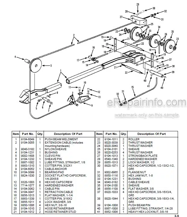Photo 1 - JLG Gradall 544 Parts Manual Telehandler 9104-1280