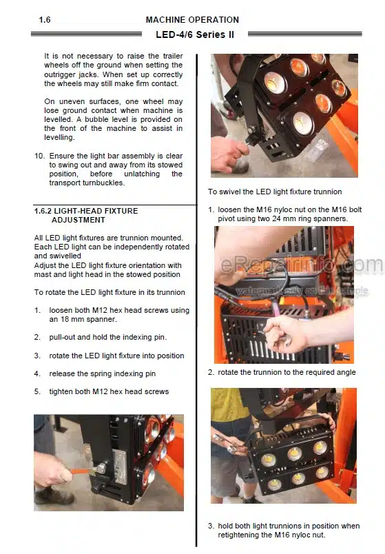 Photo 6 - JLG 4108AN Operation And Safety Manual Light Tower 1730895