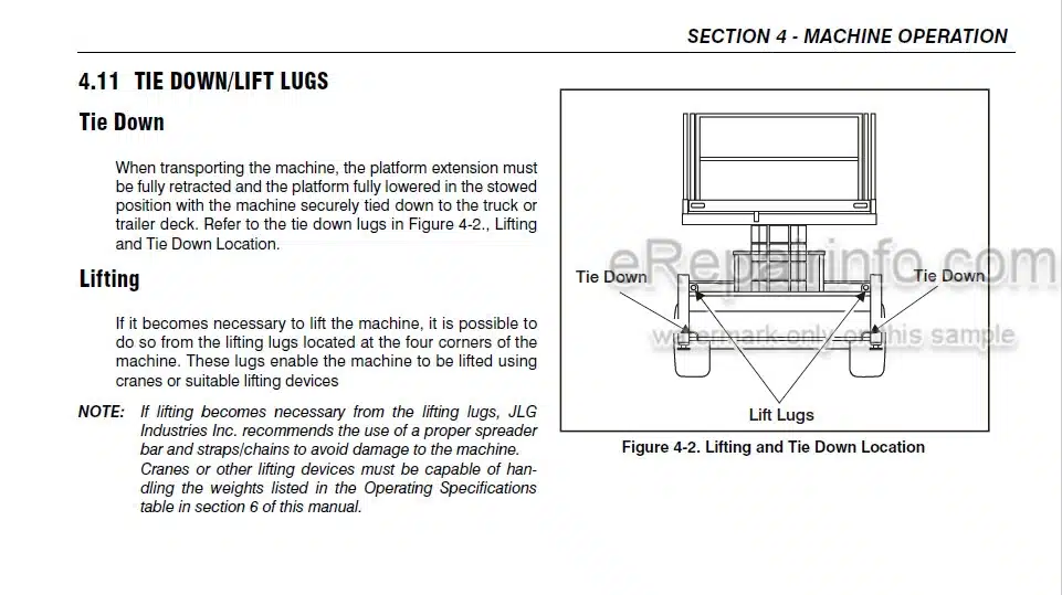 Photo 5 - JLG Liftlux 245-12D Operation And Safety Manual Scissor Lift