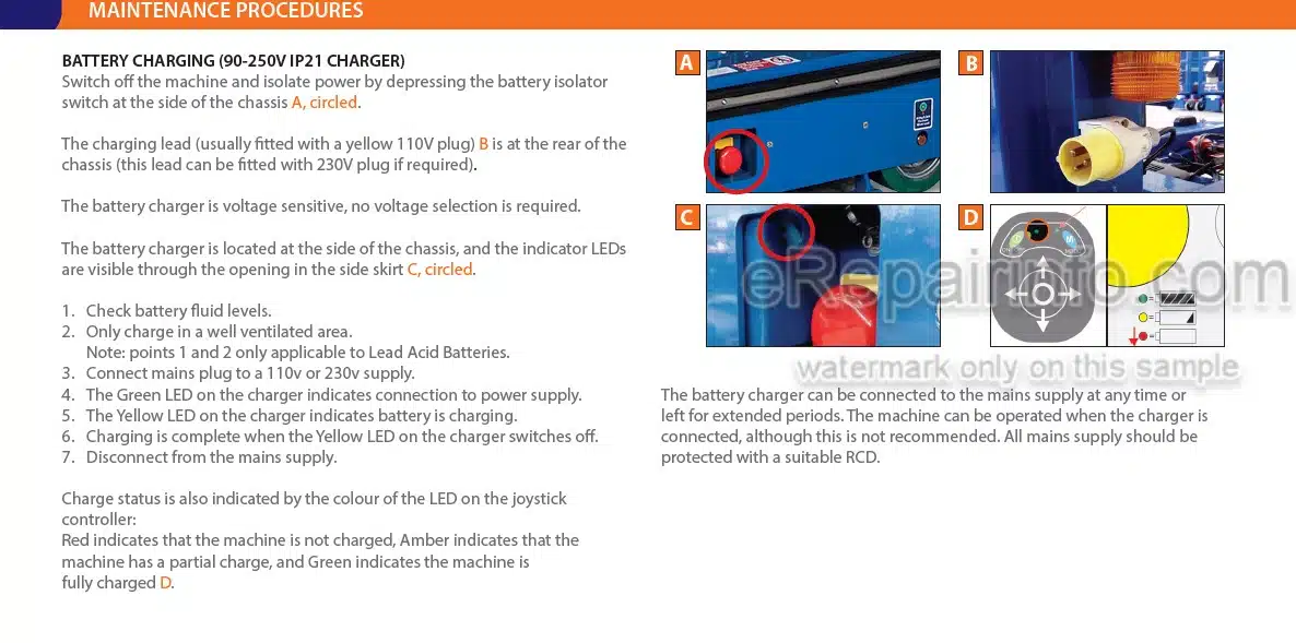 Photo 5 - JLG Nano SP 830SP Plus Operating And Maintenance Manual Power Tower