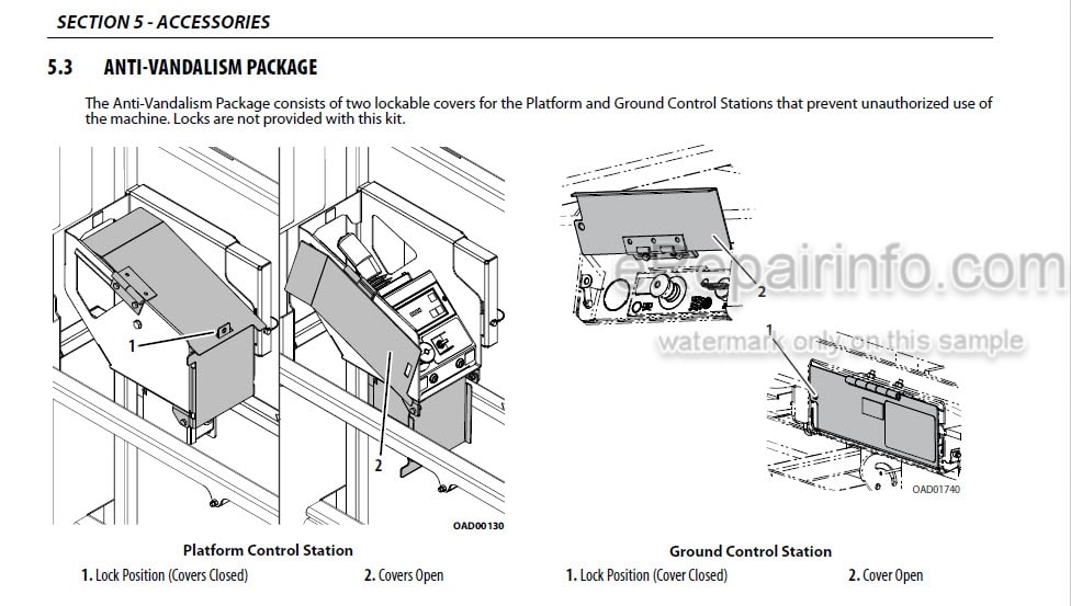 Photo 5 - JLG R1532I R1932I R1932 PVC2004 Operation And Safety Manual Scissor Lift