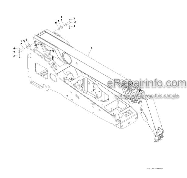 Photo 9 - JLG Skytrak 12054 PVC2005 Illustrated Parts Manual Telehandler 31211463