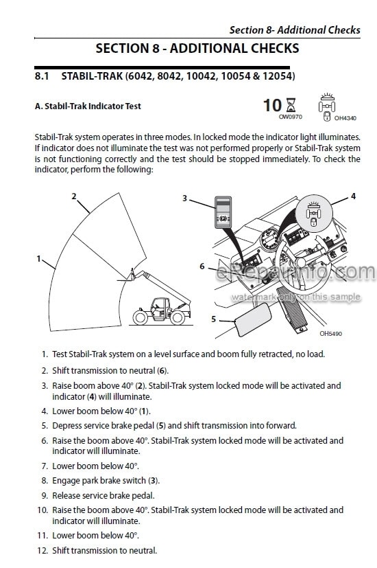 Photo 6 - JLG L2906H 2906H 3507H 619A 723A Operation And Safety Manual Telehandler