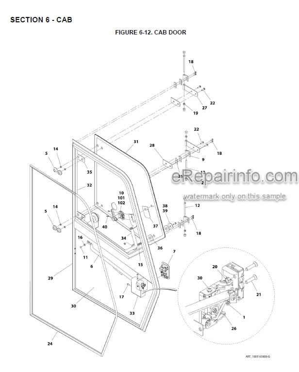 Photo 6 - JLG Skytrak 6036 6042 PVC1911 Illustrated Parts Manual Telehandler 31211389