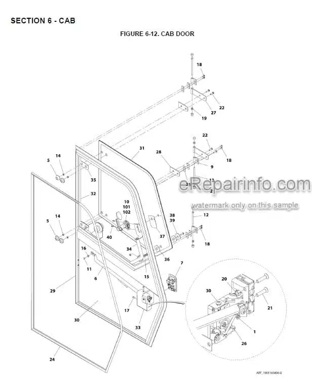 Photo 5 - JLG Skytrak 6036 6042 PVC1911 Illustrated Parts Manual Telehandler 31211389