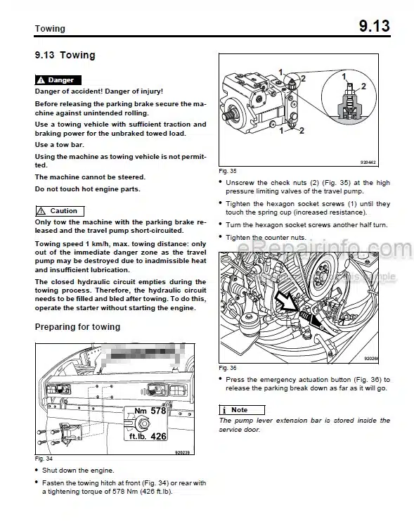 Photo 10 - Bomag BW161AC-4 Service Manual Combination Roller 00891605