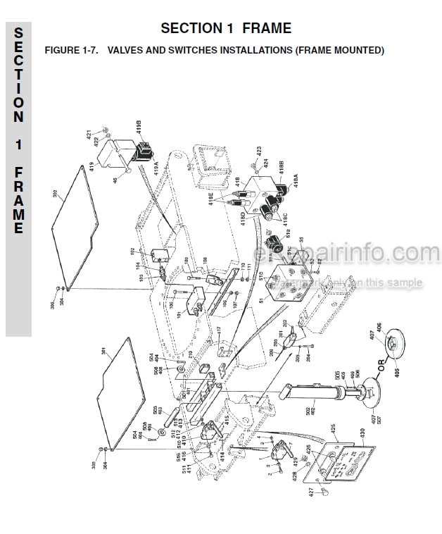 Photo 12 - JLG 100HX 110HX 100HX-10 Illustrated Parts Manual Boom Lift 3120801