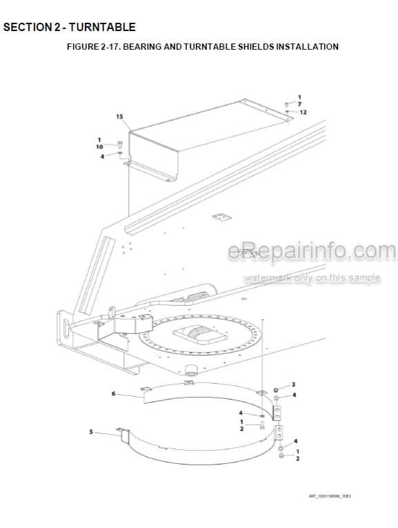 Photo 3 - JLG 1030S 1100SJ Illustrated Parts Manual Boom Lift 3121756