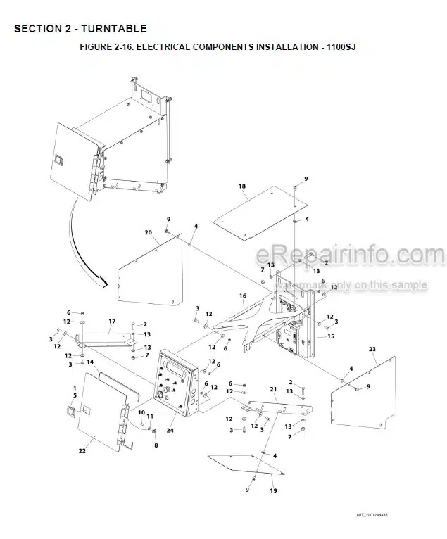 Photo 6 - JLG 1100SJ PVC2001 Illustrated Parts Manual Boom Lift 31215053